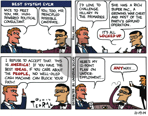 Ted Rall on Monday November 17, 2014 Comic Strip