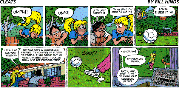 Cleats - Sunday October 5, 2003 Comic Strip