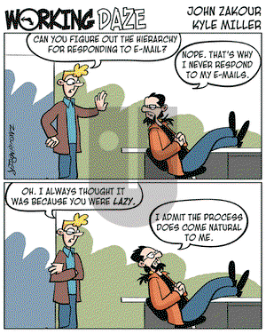 Working Daze on Thursday June 9, 2005 Comic Strip