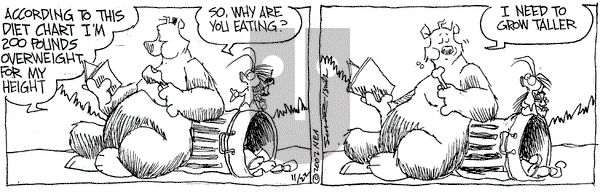 The Grizzwells on Thursday November 22, 2007 Comic Strip