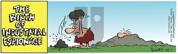 Frank and Ernest on Monday December 1, 2003 Comic Strip