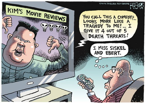 Rob Rogers on Sunday December 21, 2014 Comic Strip