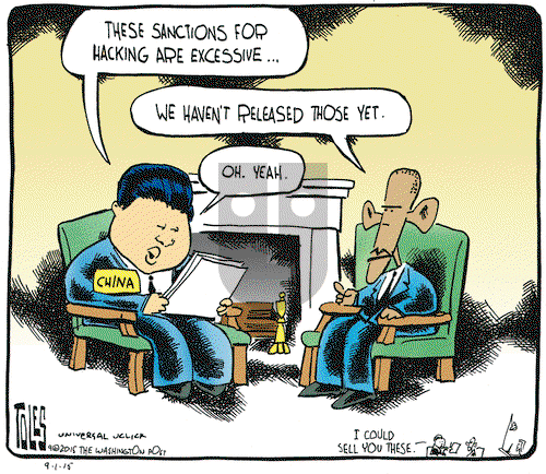 Tom Toles on Tuesday September 1, 2015 Comic Strip