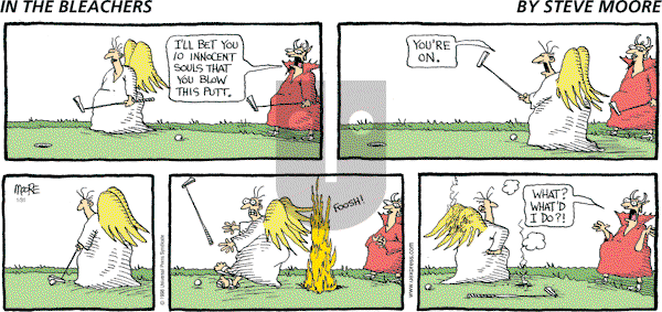 In the Bleachers - Sunday January 31, 2010 Comic Strip