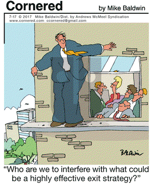 Cornered on Monday July 17, 2017 Comic Strip