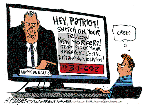 Henry Payne on Wednesday April 29, 2020 Comic Strip