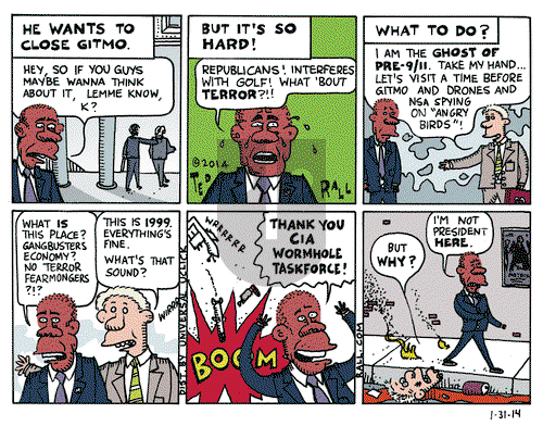 Ted Rall on Friday January 31, 2014 Comic Strip