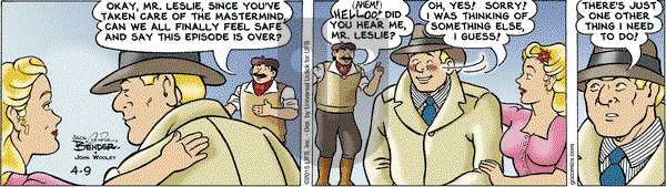 Alley Oop on Thursday April 9, 2015 Comic Strip