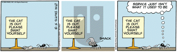 Garfield on Saturday May 9, 2009 Comic Strip