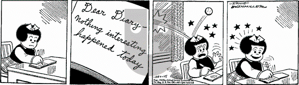 Nancy Classics on Saturday October 15, 2016 Comic Strip