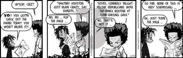 The Boondocks on Wednesday December 12, 2007 Comic Strip
