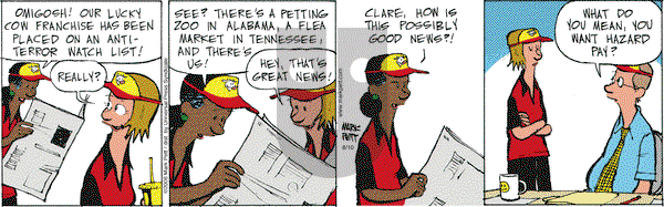 Lucky Cow on Thursday August 10, 2006 Comic Strip