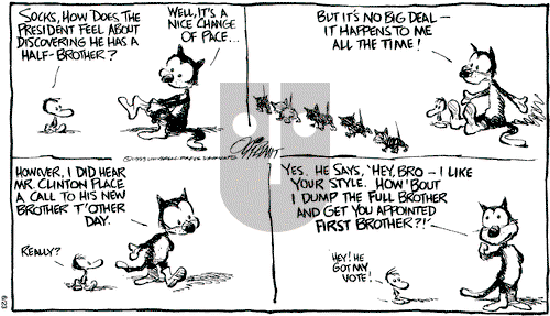 Pat Oliphant on Wednesday June 23, 1993 Comic Strip