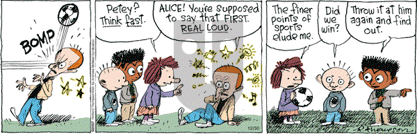 Cul de Sac on Saturday December 30, 2017 Comic Strip