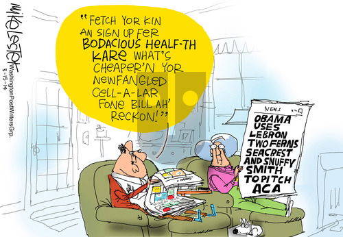 Mike Lester - Saturday March 15, 2014 Comic Strip