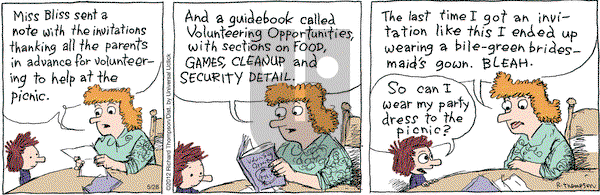 Cul de Sac on Monday May 28, 2012 Comic Strip