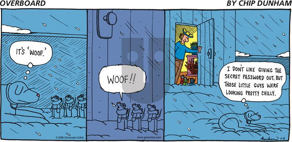Overboard on Sunday January 17, 2016 Comic Strip