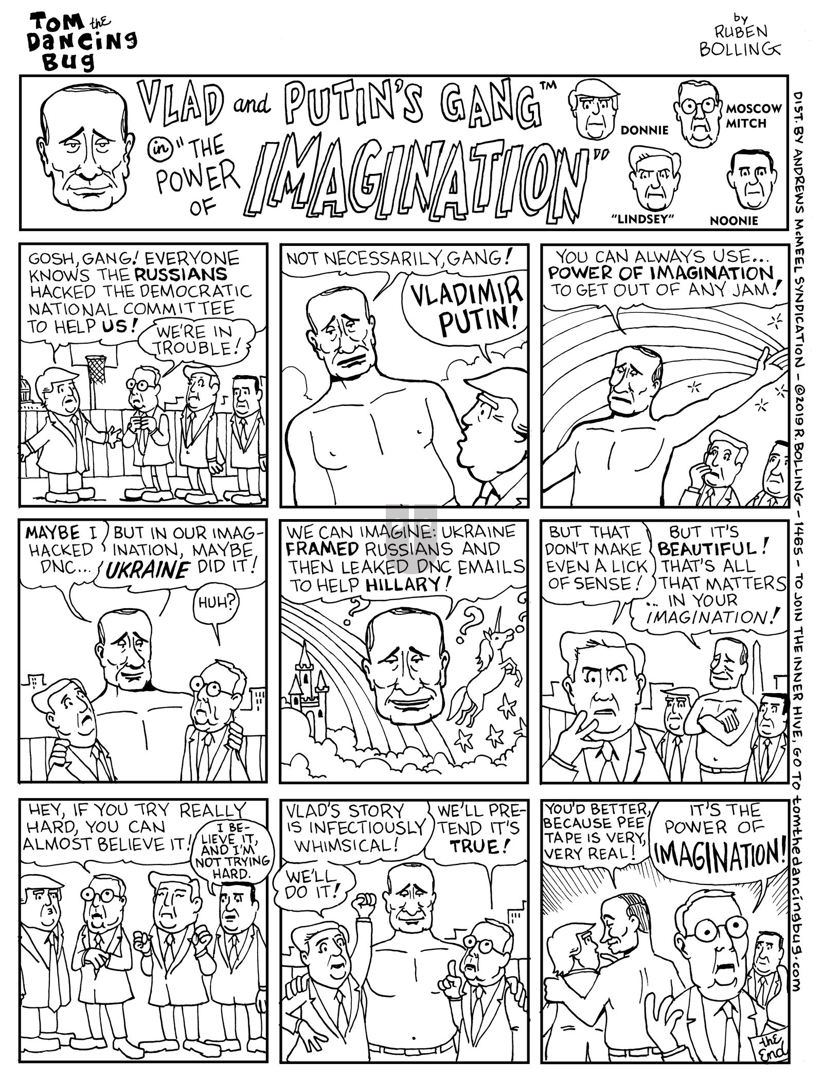 Tom the Dancing Bug - Monday November 25, 2019 Comic Strip