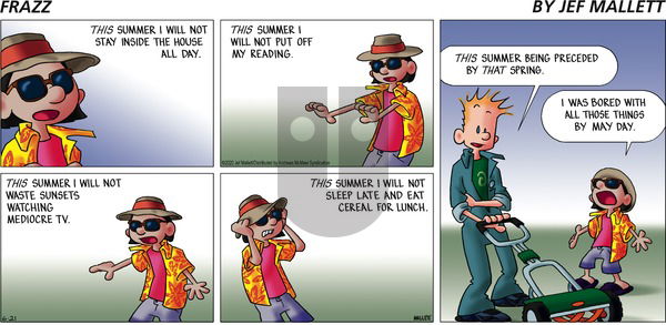 Frazz on Sunday June 21, 2020 Comic Strip