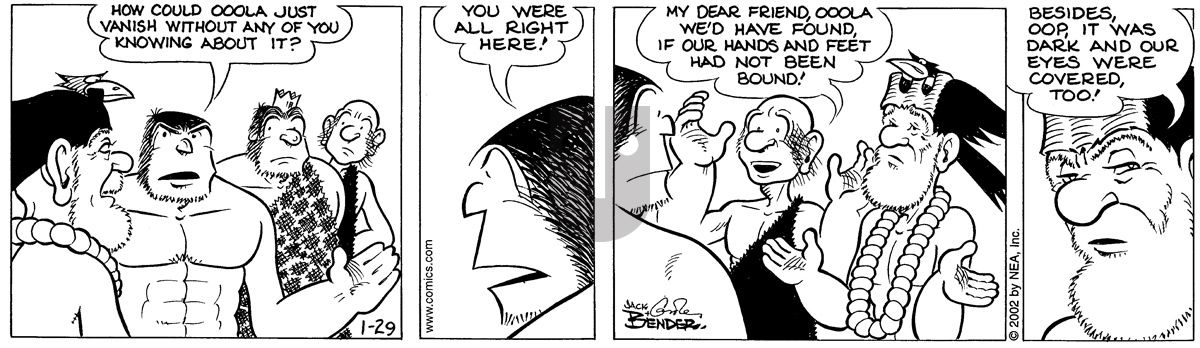 Alley Oop - Tuesday January 29, 2002 Comic Strip