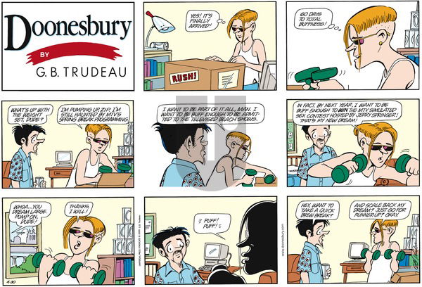 Doonesbury on Sunday April 30, 2000 Comic Strip