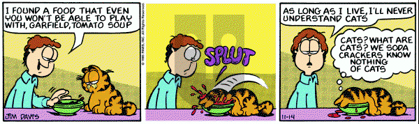 Garfield on Thursday November 14, 1985 Comic Strip
