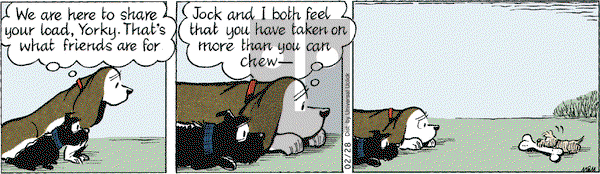 Fred Basset on Tuesday February 28, 2012 Comic Strip