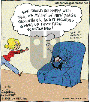 Kit 'N' Carlyle on Tuesday December 30, 2008 Comic Strip