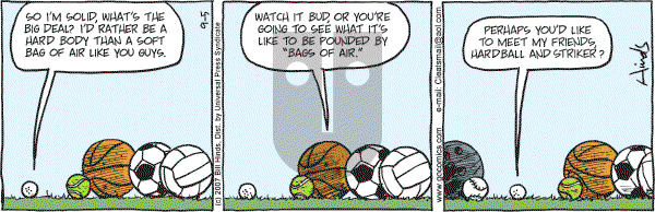 Cleats - Wednesday September 5, 2007 Comic Strip