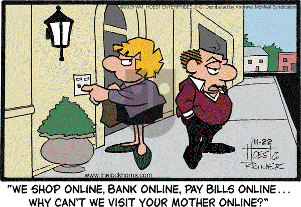 The Lockhorns on Saturday November 22, 2025 Comic Strip