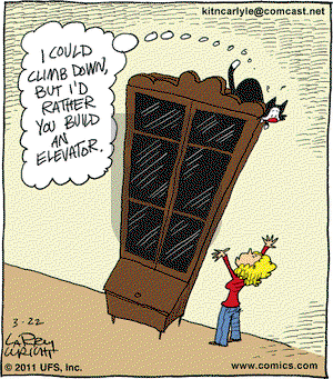 Kit 'N' Carlyle on Tuesday March 22, 2011 Comic Strip