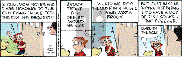 Red and Rover on Monday June 25, 2018 Comic Strip