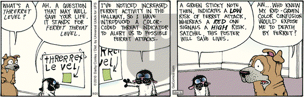 Get Fuzzy on Monday August 20, 2012 Comic Strip