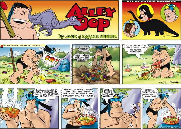 Alley Oop on Sunday July 3, 2016 Comic Strip