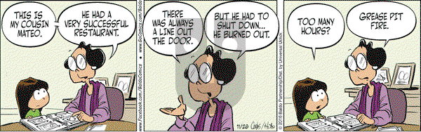 Baldo on Saturday November 26, 2016 Comic Strip