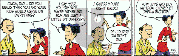 Baldo on Friday March 20, 2009 Comic Strip