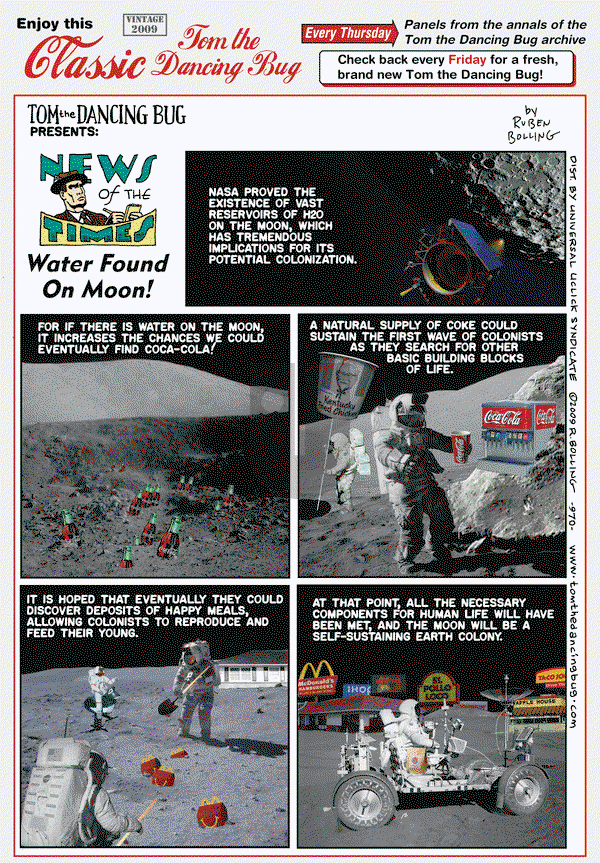 Tom the Dancing Bug on Thursday September 18, 2014 Comic Strip