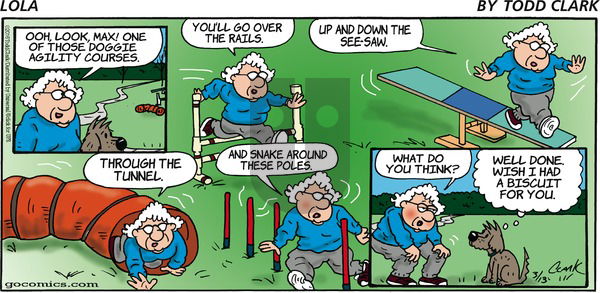 Lola on Sunday March 13, 2016 Comic Strip