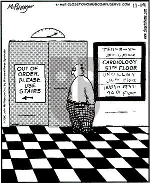 Close to Home - Tuesday November 14, 2000 Comic Strip