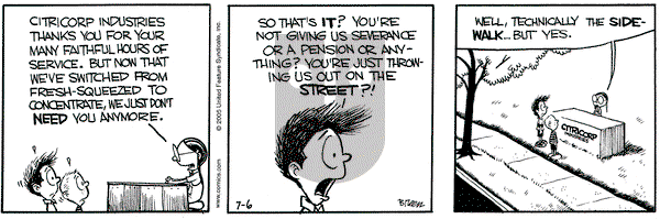 Grand Avenue on Tuesday July 19, 2005 Comic Strip