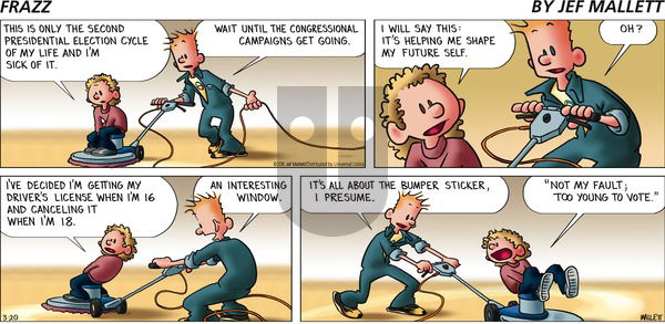 Frazz on Sunday March 20, 2016 Comic Strip