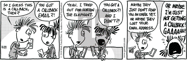 Heart of the City on Thursday November 29, 2018 Comic Strip