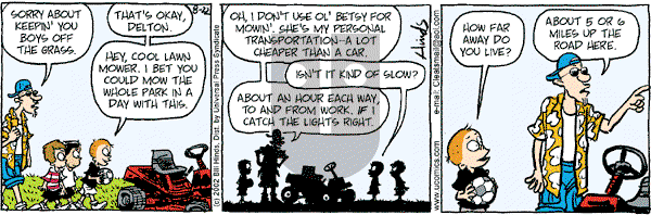 Cleats - Thursday August 22, 2002 Comic Strip
