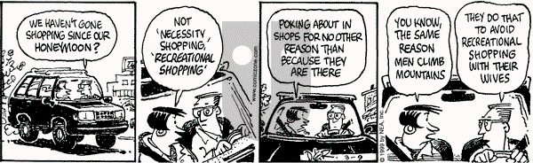 Betty on Saturday March 3, 2001 Comic Strip