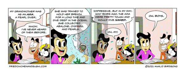 Little Fried Chicken and Sushi - Monday May 31, 2021 Comic Strip