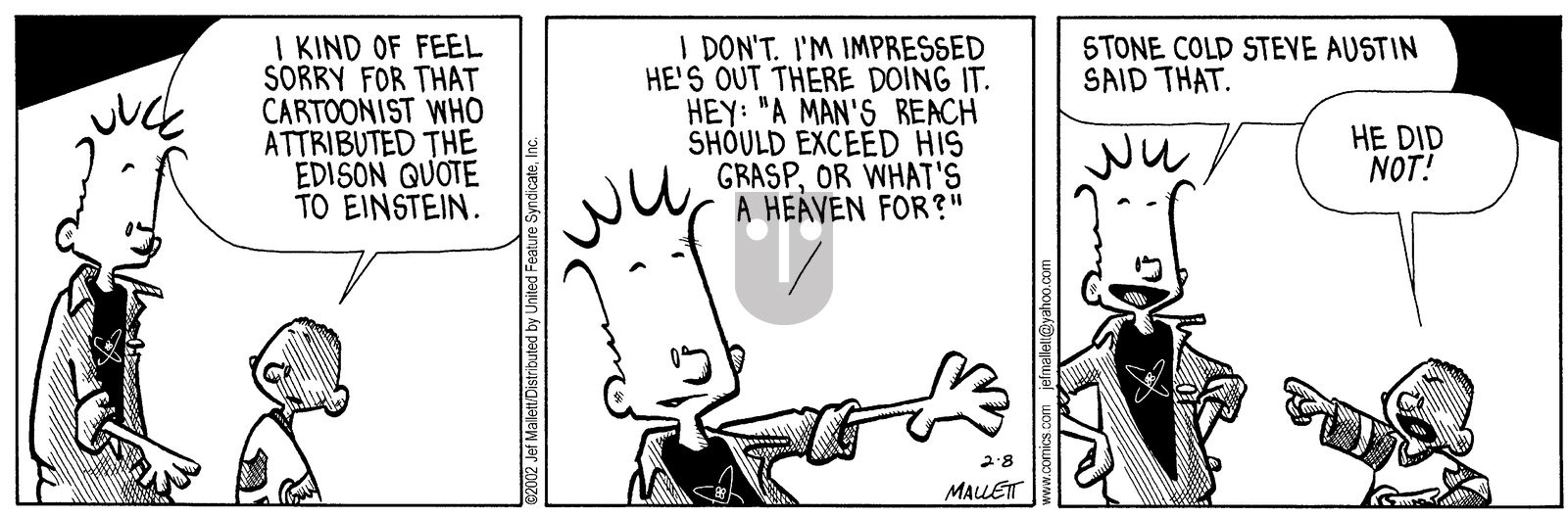 Frazz - Friday February 8, 2002 Comic Strip