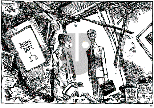 Pat Oliphant on Wednesday September 8, 1999 Comic Strip