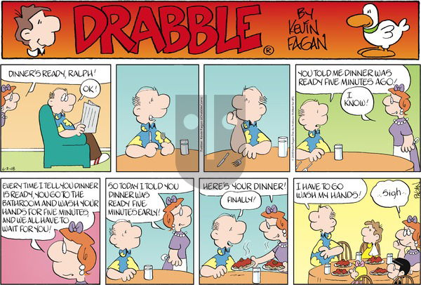 Drabble on Sunday June 3, 2018 Comic Strip
