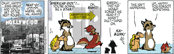 Over the Hedge on Saturday February 27, 2010 Comic Strip