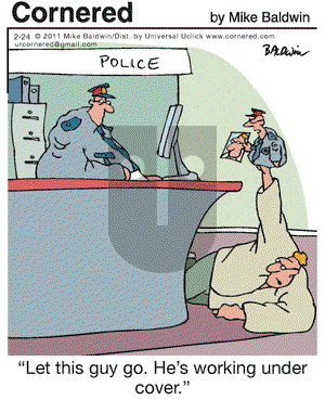 Cornered on Thursday February 24, 2011 Comic Strip